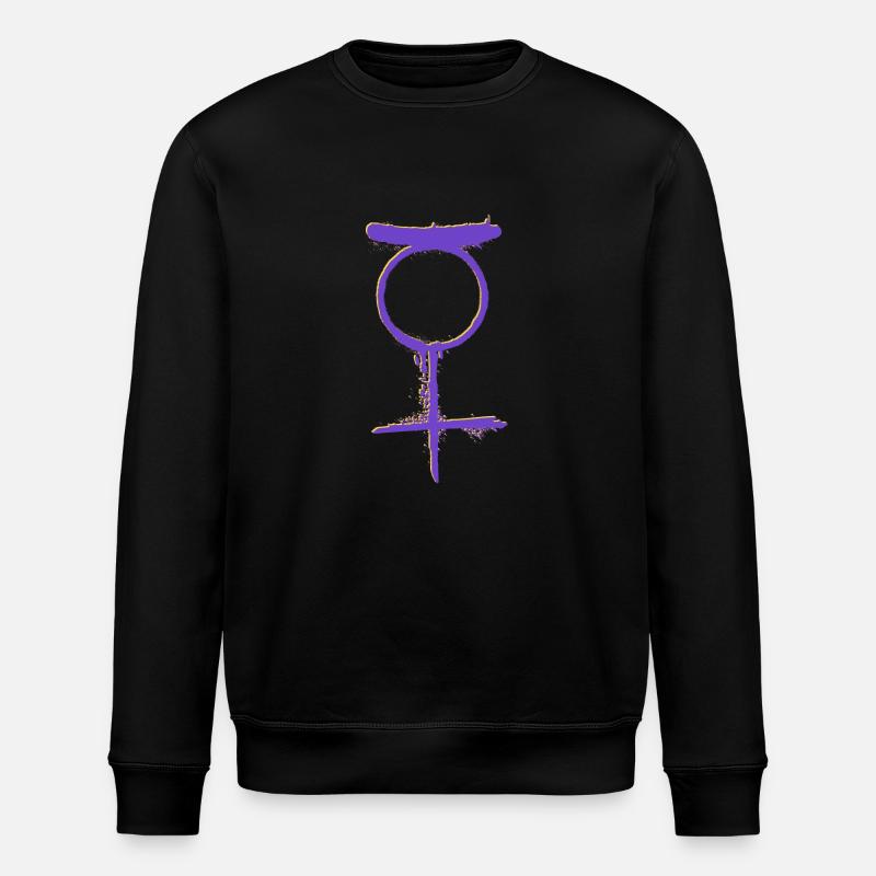 NON BINARY Status - Stanley/Stella ROLLER Unisex Organic Sweatshirt - black