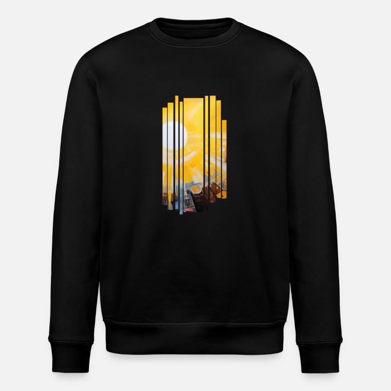 Strahlendes Erwachen - Stanley/Stella Unisex Bio-Sweatshirt ROLLER - Schwarz
