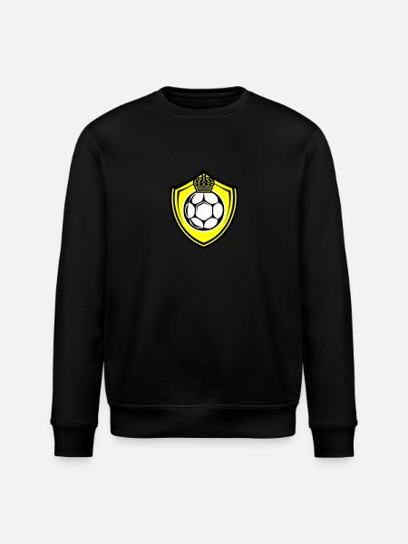 Soccer Logo Shield Team - Stanley/Stella ROLLER Unisex Organic Sweatshirt - black