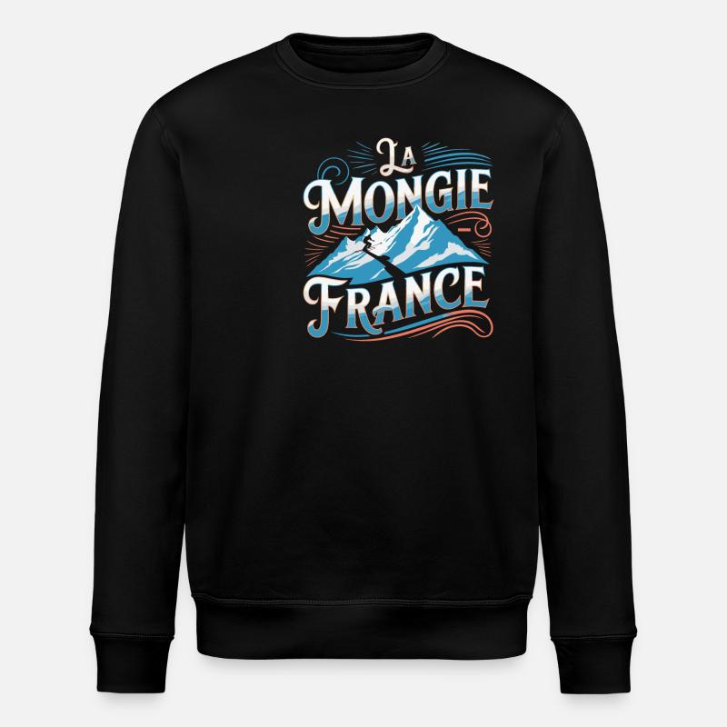 La Mongie - France - Sweat bio ROLLER Stanley/Stella Unisexe - noir