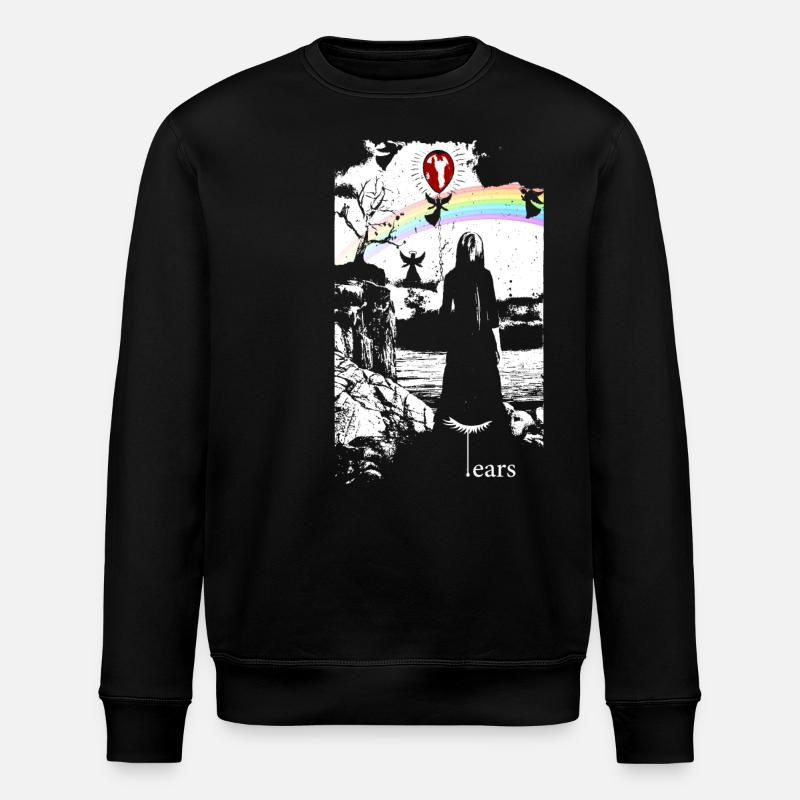 Graphique d’ange - Sweat bio ROLLER Stanley/Stella Unisexe - noir