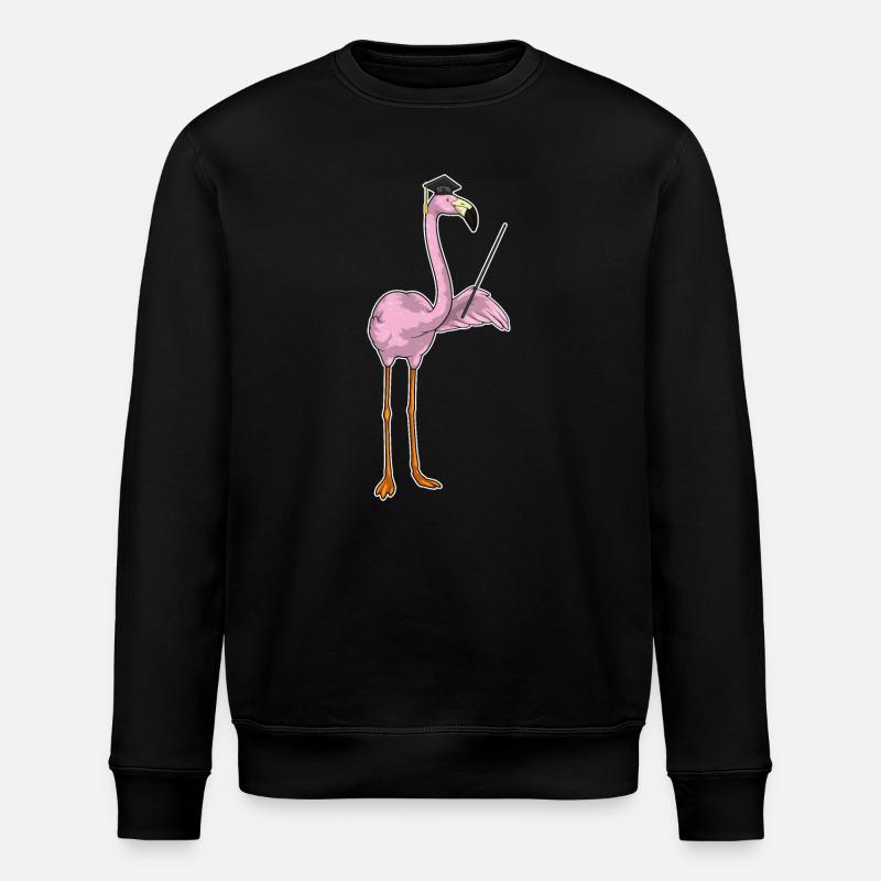 Flamingo Student Diplom - Stanley/Stella Unisex Bio-Sweatshirt ROLLER - Schwarz