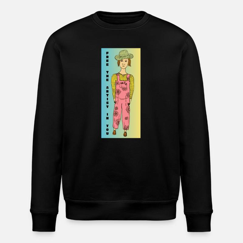 Libérez l’artiste en vous - Sweat bio ROLLER Stanley/Stella Unisexe - noir
