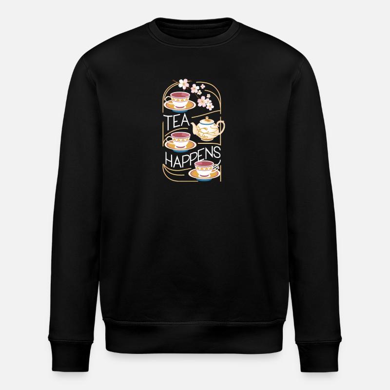 Le thé arrive - Sweat bio ROLLER Stanley/Stella Unisexe - noir