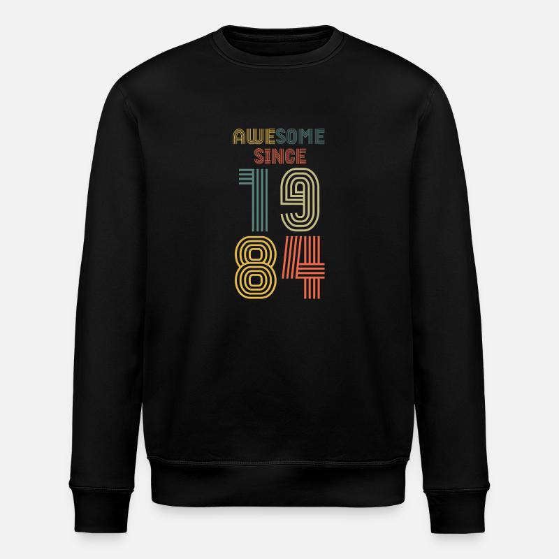 40e anniversaire 1984 - Sweat bio ROLLER Stanley/Stella Unisexe - noir