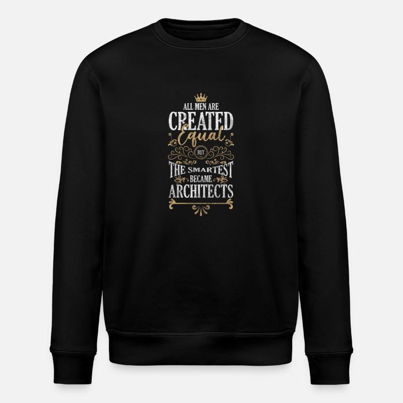 Designer House Construction Office - Stanley/Stella ROLLER Unisex Organic Sweatshirt - black