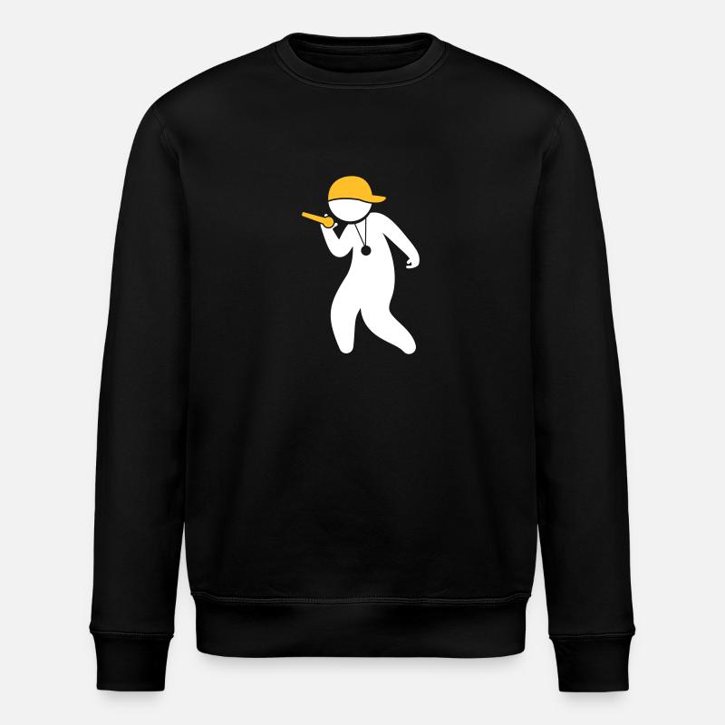 Hiphop Rapper - Stanley/Stella Unisex Bio-Sweatshirt ROLLER - Schwarz