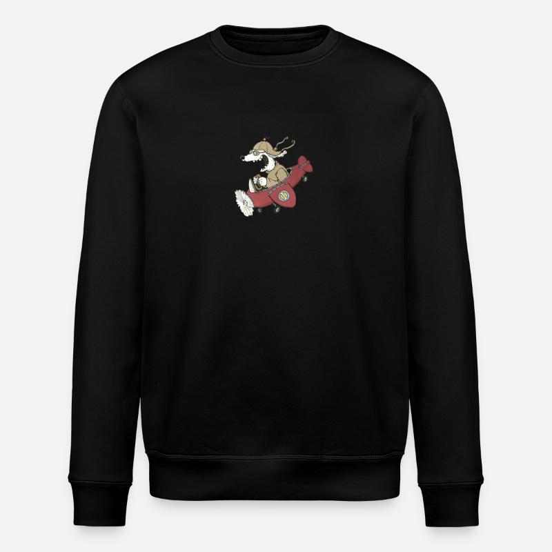 Flughund - Stanley/Stella Unisex Bio-Sweatshirt ROLLER - Schwarz