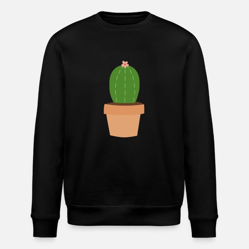Kaktus - Stanley/Stella Unisex Bio-Sweatshirt ROLLER - Schwarz
