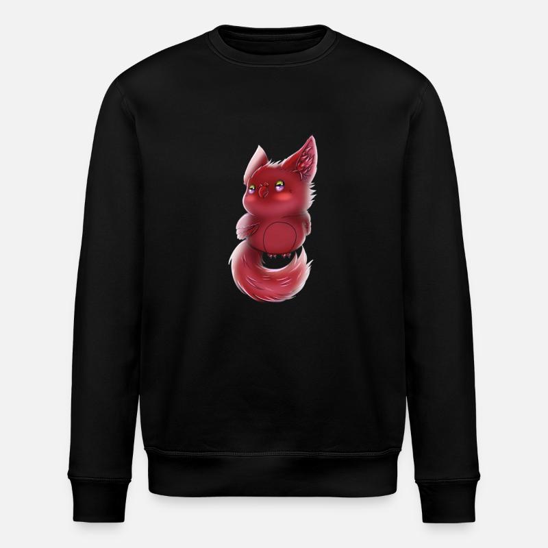 Lupifowl Kirsch Edition - Stanley/Stella Unisex Bio-Sweatshirt ROLLER - Schwarz