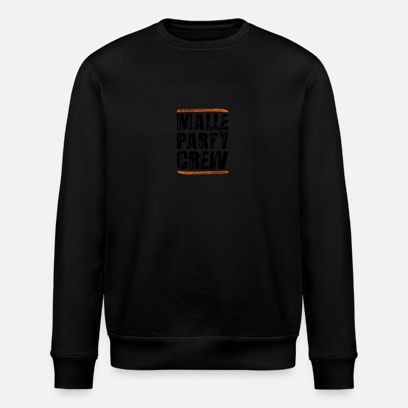 Malle Party Crew - Sweat bio ROLLER Stanley/Stella Unisexe - noir