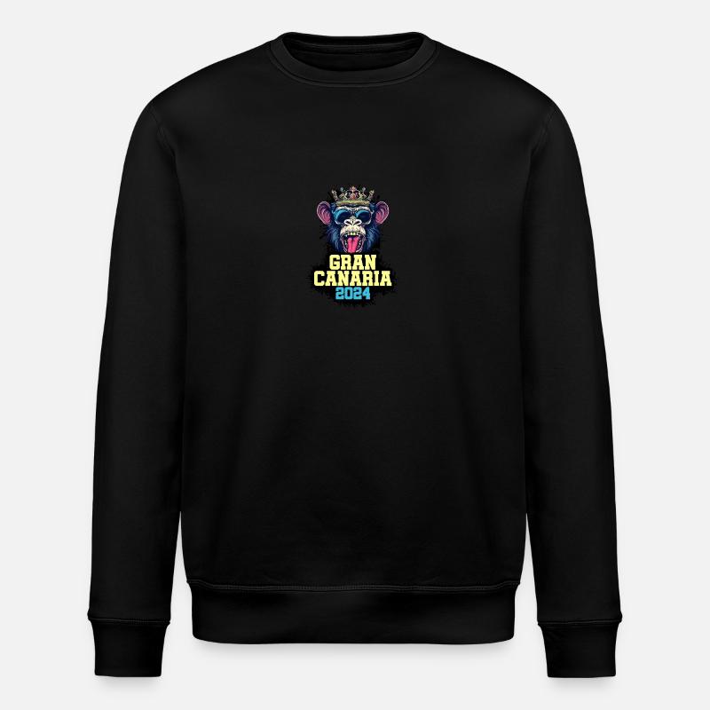 Gran Canaria 2024 Singe - Sweat bio ROLLER Stanley/Stella Unisexe - noir
