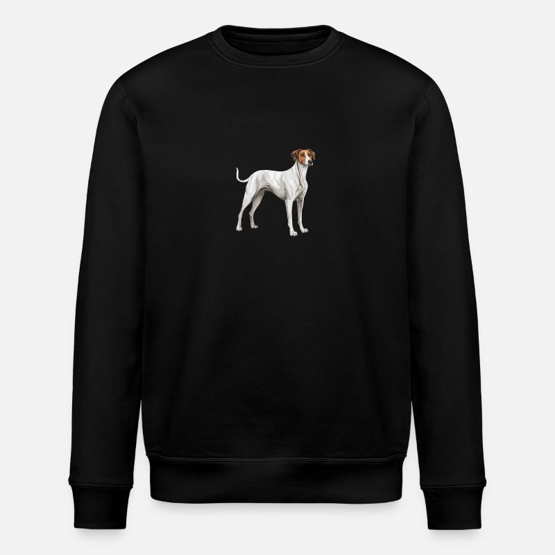 Chien lévrier - Sweat bio ROLLER Stanley/Stella Unisexe - noir