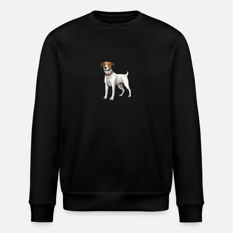 Jack Russel Terrier Chien - Sweat bio ROLLER Stanley/Stella Unisexe - noir