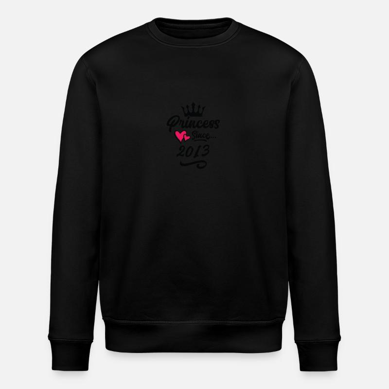 2013 Anniversaire de la princesse - Sweat bio ROLLER Stanley/Stella Unisexe - noir