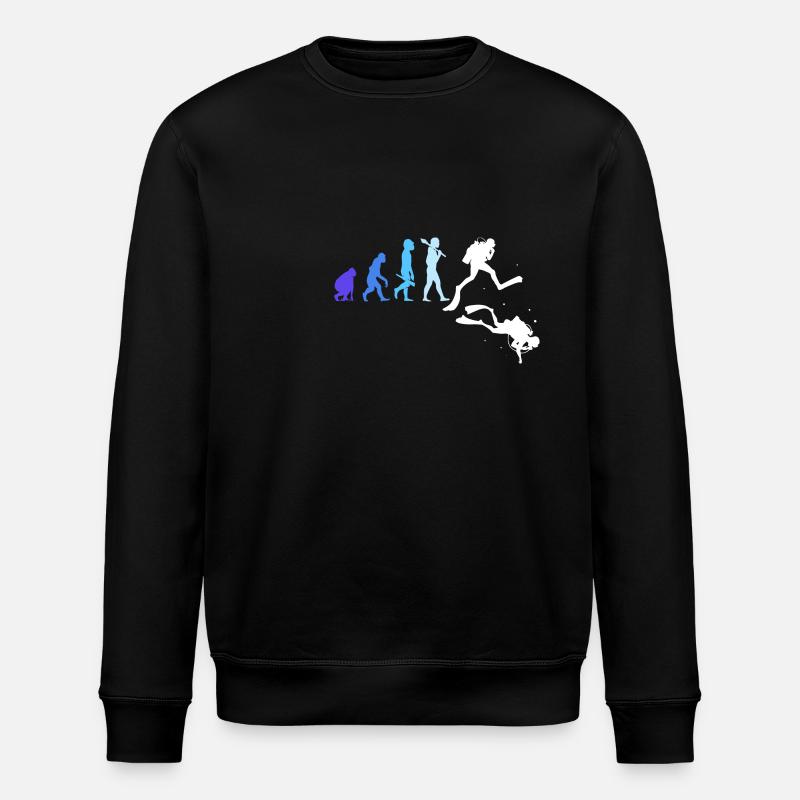 Plonger - Sweat bio ROLLER Stanley/Stella Unisexe - noir