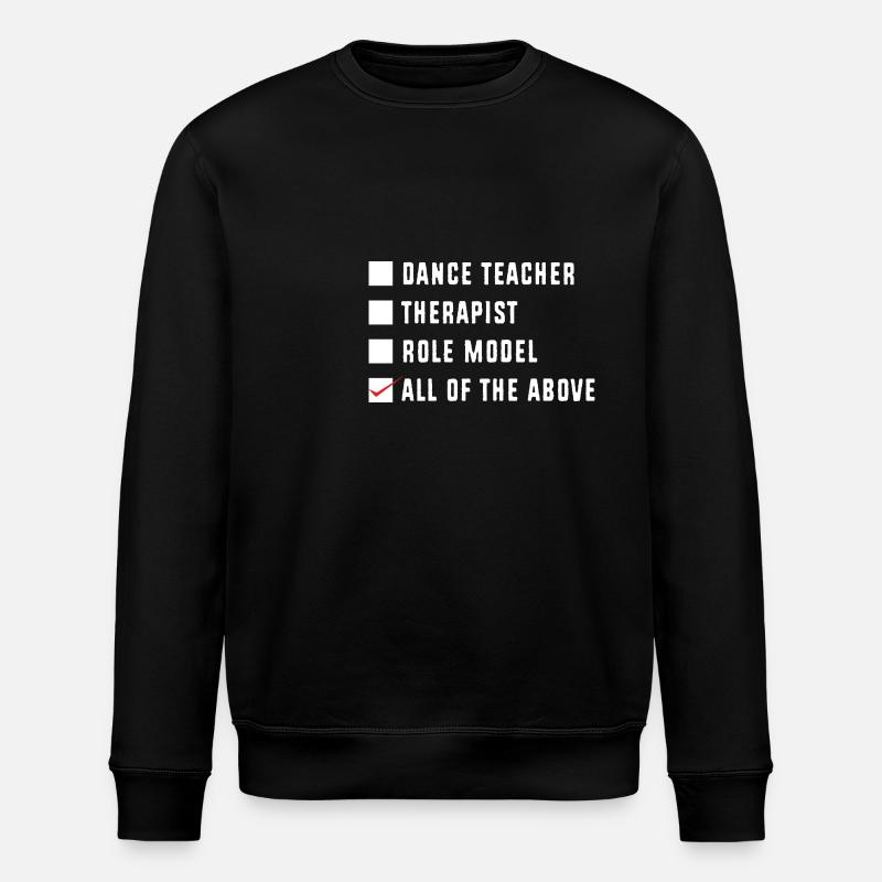 Dancing master - Stanley/Stella ROLLER Unisex Organic Sweatshirt - black