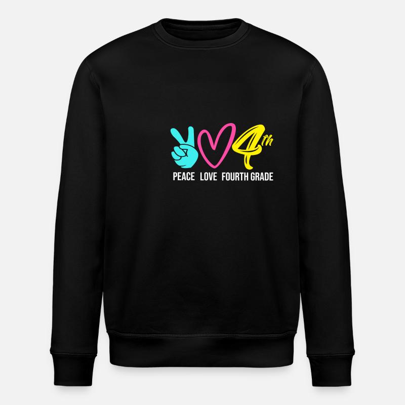 4. Klasse - Stanley/Stella Unisex Bio-Sweatshirt ROLLER - Schwarz