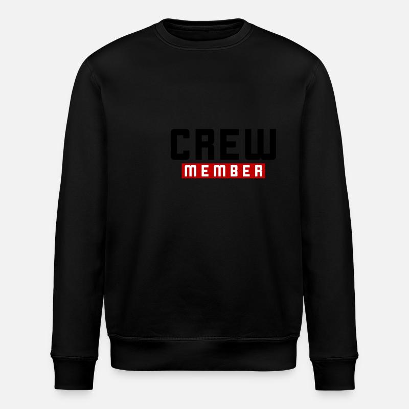 Membre d’équipage - Sweat bio ROLLER Stanley/Stella Unisexe - noir