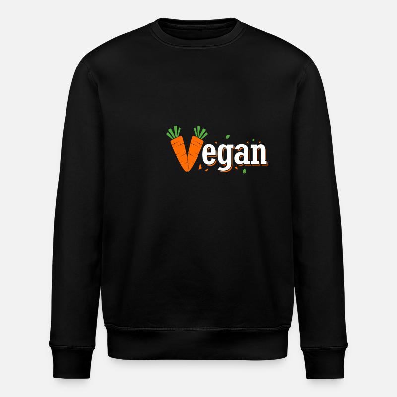 Carottes Légumes - Sweat bio ROLLER Stanley/Stella Unisexe - noir