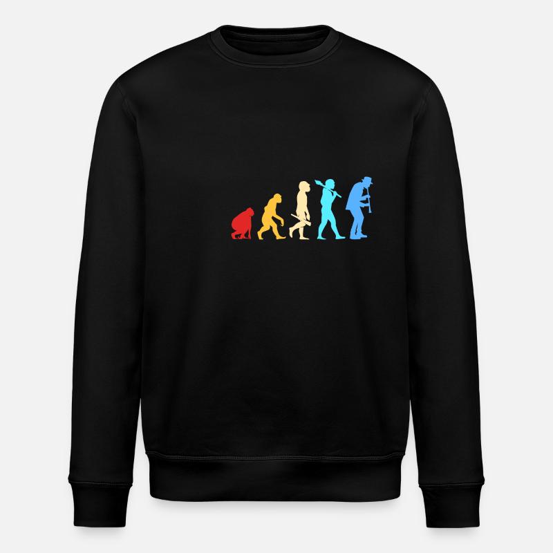 Klarinette - Stanley/Stella Unisex Bio-Sweatshirt ROLLER - Schwarz