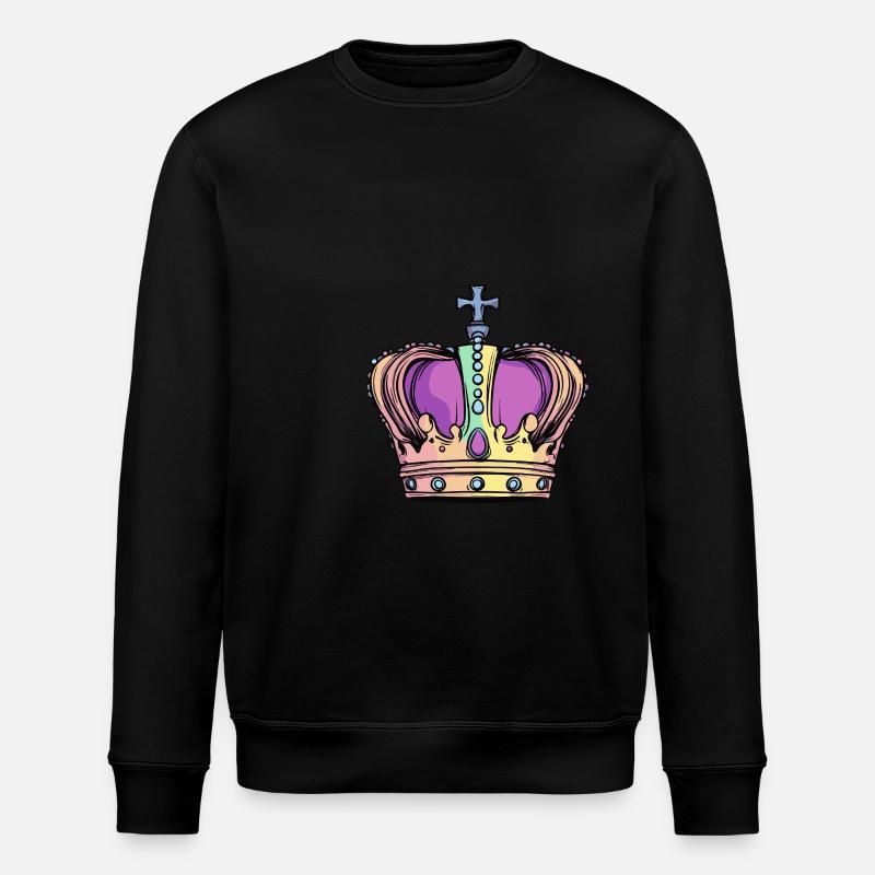 Couronne - Sweat bio ROLLER Stanley/Stella Unisexe - noir