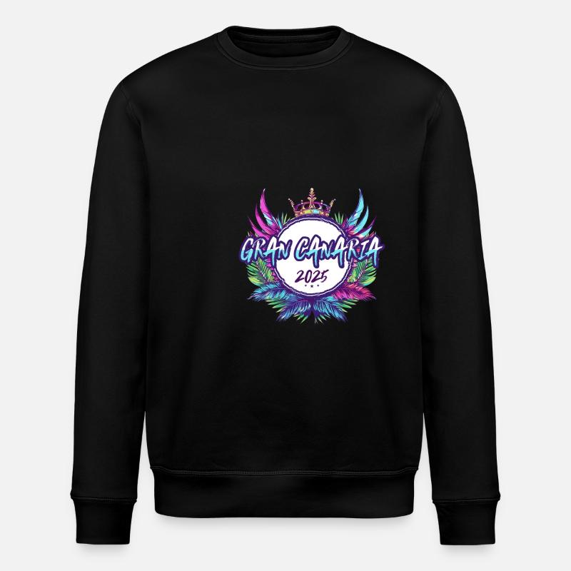 Gran Canaria 2025 Bunt - Stanley/Stella Unisex Bio-Sweatshirt ROLLER - Schwarz
