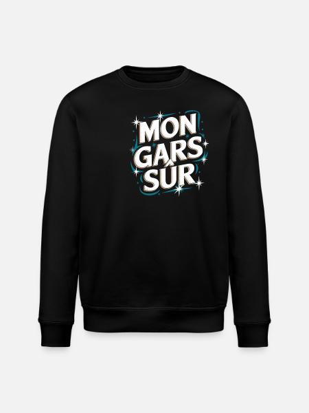 Mon gars sûr - Sweat bio ROLLER Stanley/Stella Unisexe - noir