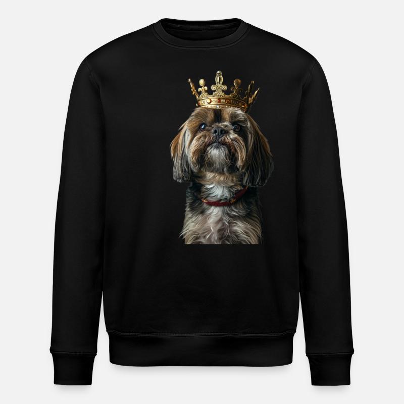 Lhasa Apso - Stanley/Stella ROLLER Unisex Organic Sweatshirt - black