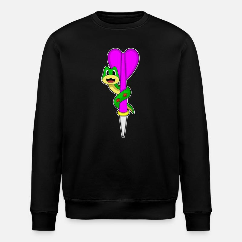 Fléchette serpent - Sweat bio ROLLER Stanley/Stella Unisexe - noir