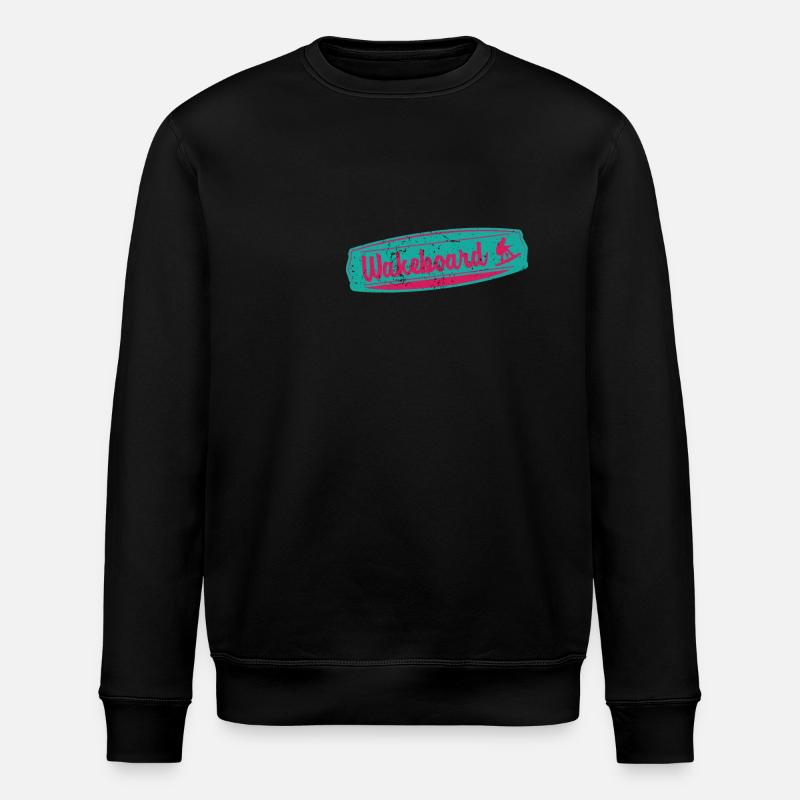 Wakeboard - Stanley/Stella Unisex Bio-Sweatshirt ROLLER - Schwarz