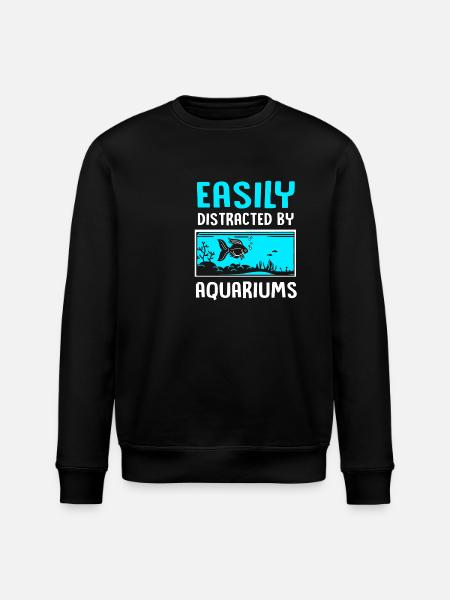 Aquarium Aquarist - Stanley/Stella ROLLER Unisex Organic Sweatshirt - black