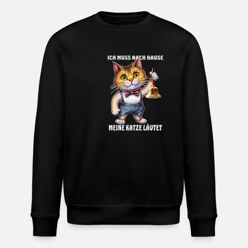 MES BAGUES DE CHAT - Sweat bio ROLLER Stanley/Stella Unisexe - noir