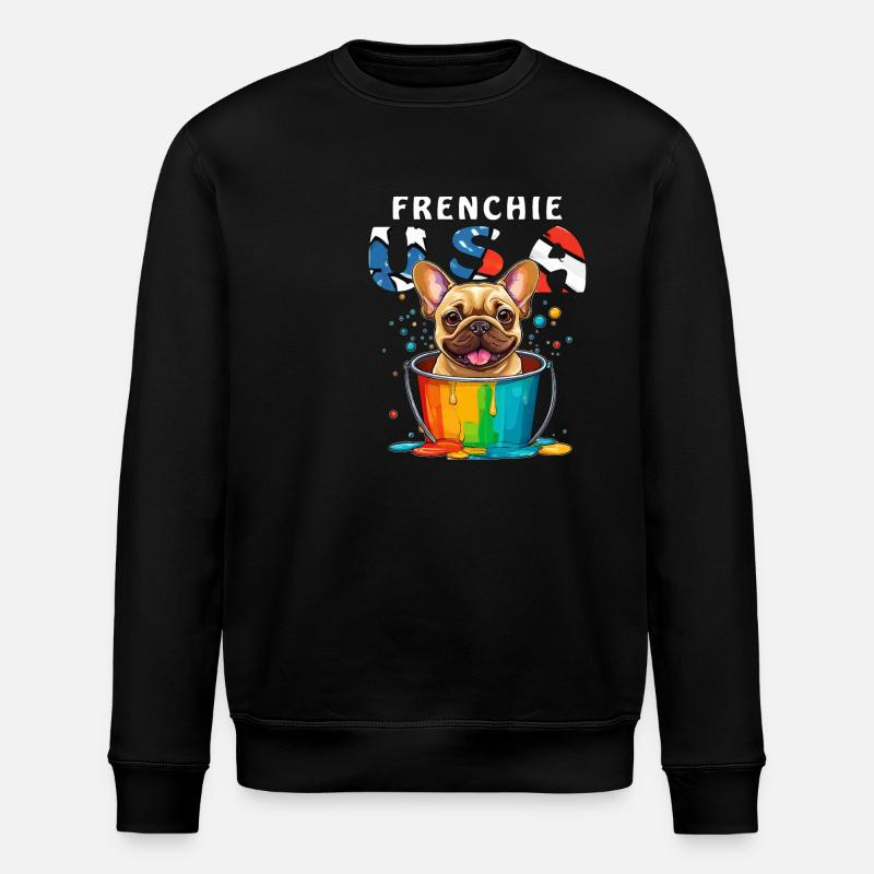 FRENCHIE États-Unis - Sweat bio ROLLER Stanley/Stella Unisexe - noir
