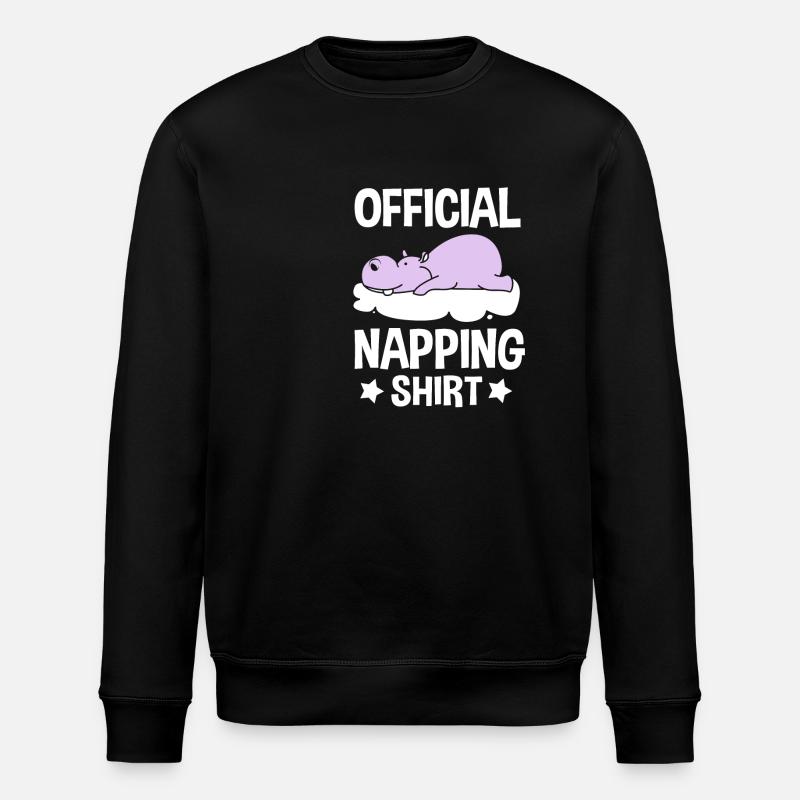 Hippopotame - Sweat bio ROLLER Stanley/Stella Unisexe - noir