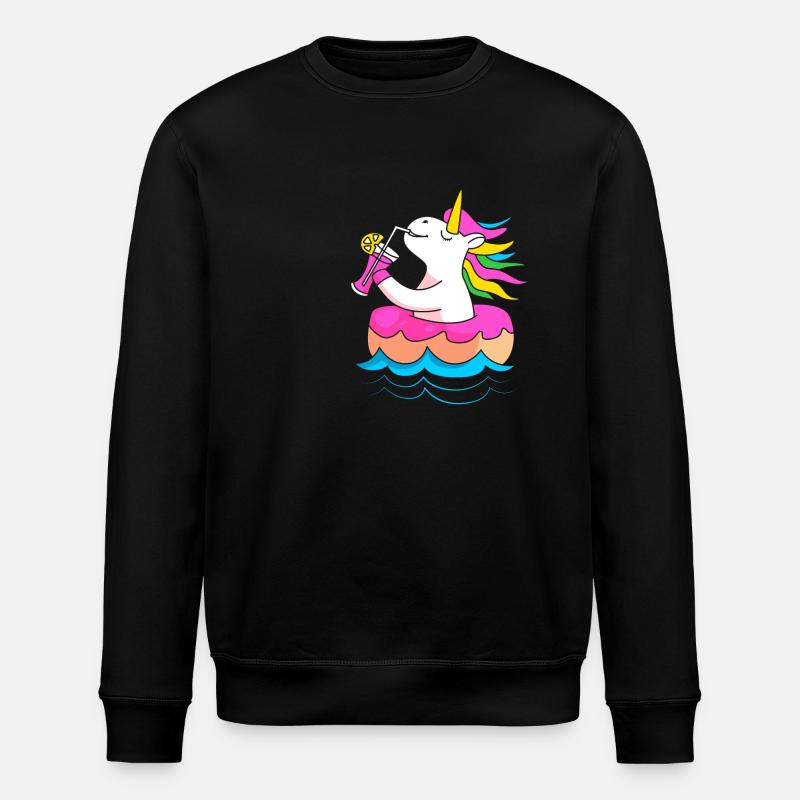 Pool Party - Stanley/Stella ROLLER Unisex Organic Sweatshirt - black