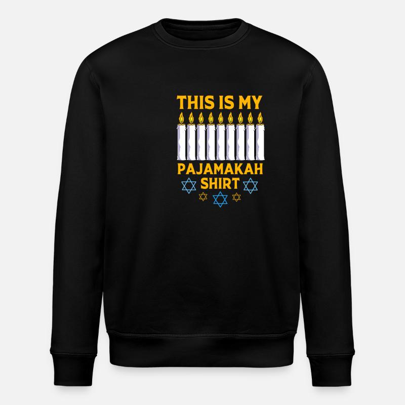 Chanukkah - Stanley/Stella Unisex Bio-Sweatshirt ROLLER - Schwarz