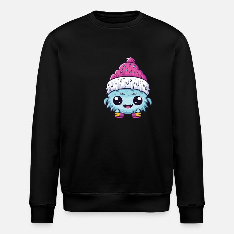 Bébé esquimau d’hiver Winterlich - Sweat bio ROLLER Stanley/Stella Unisexe - noir