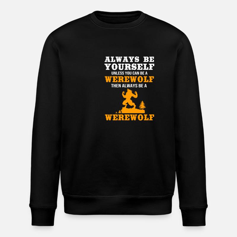 Werwolf - Stanley/Stella Unisex Bio-Sweatshirt ROLLER - Schwarz