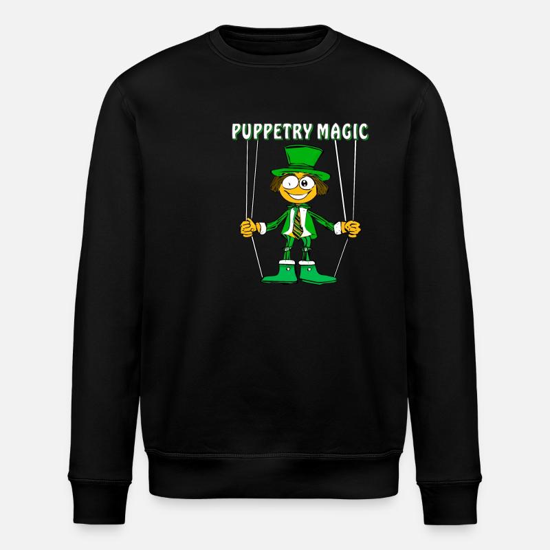 PUPPETRY MAGIC - Stanley/Stella Unisex Bio-Sweatshirt ROLLER - Schwarz