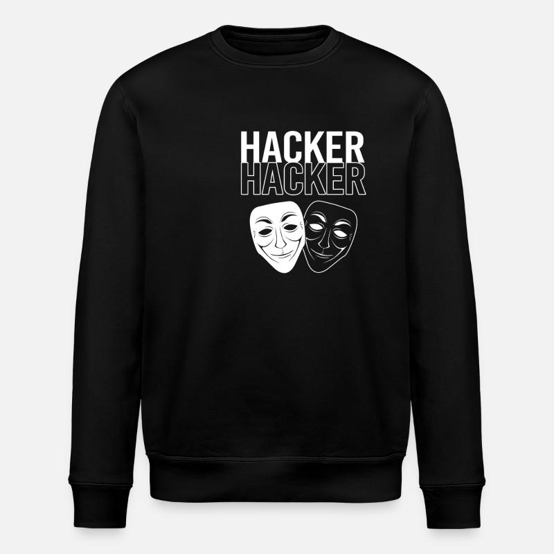 Cybersecurity Cyber Programmierer Hacker - Stanley/Stella Unisex Bio-Sweatshirt ROLLER - Schwarz
