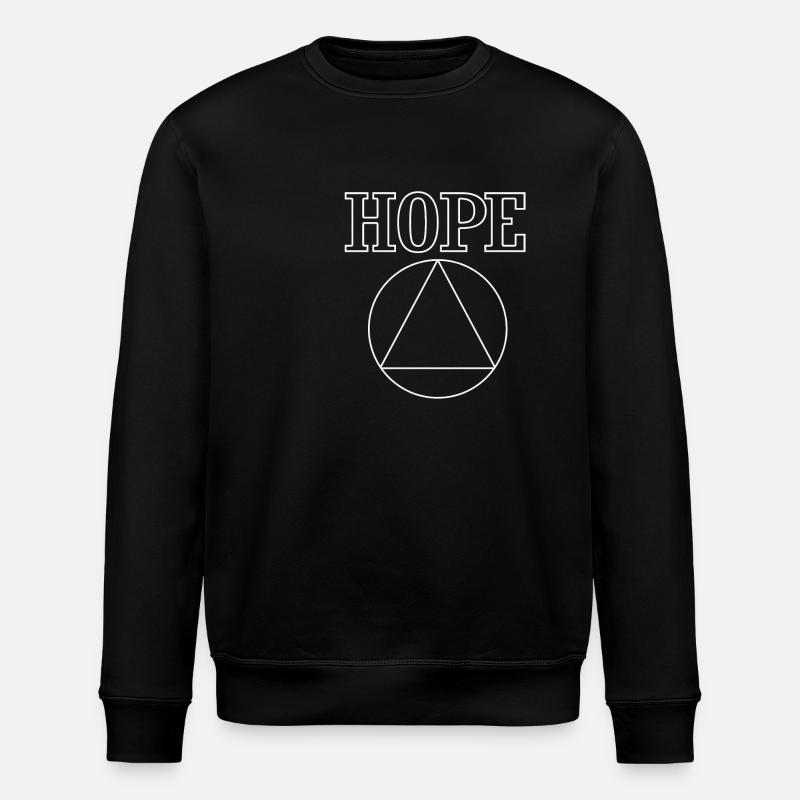 Drogenfrei Sucht Süchtig - Stanley/Stella Unisex Bio-Sweatshirt ROLLER - Schwarz