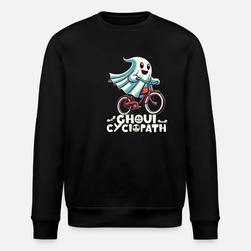 Ghoul Cyclopath Drôle Vélo D’Halloween - Sweat bio ROLLER Stanley/Stella Unisexe - noir