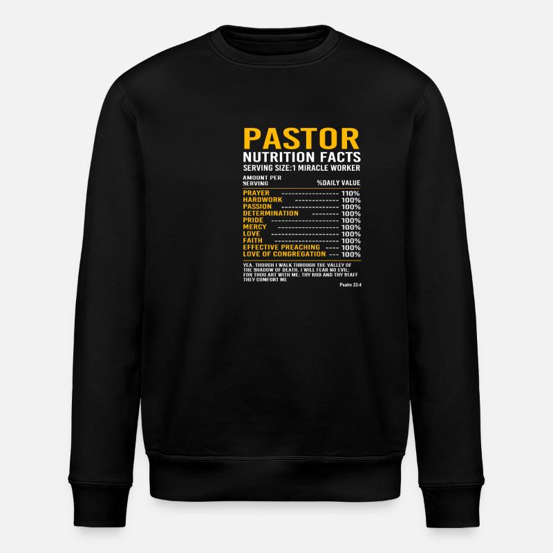 Pasteur - Sweat bio ROLLER Stanley/Stella Unisexe - noir