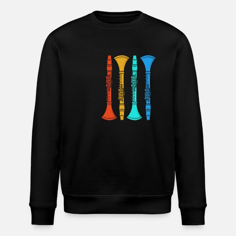 Clarinette - Sweat bio ROLLER Stanley/Stella Unisexe - noir