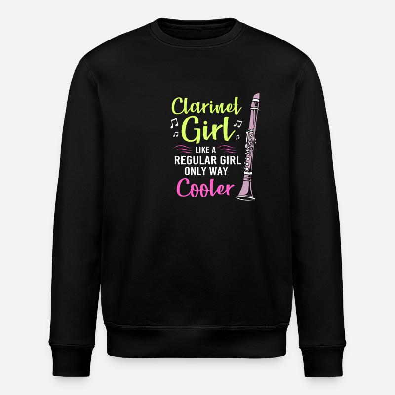 Klarinette - Stanley/Stella Unisex Bio-Sweatshirt ROLLER - Schwarz