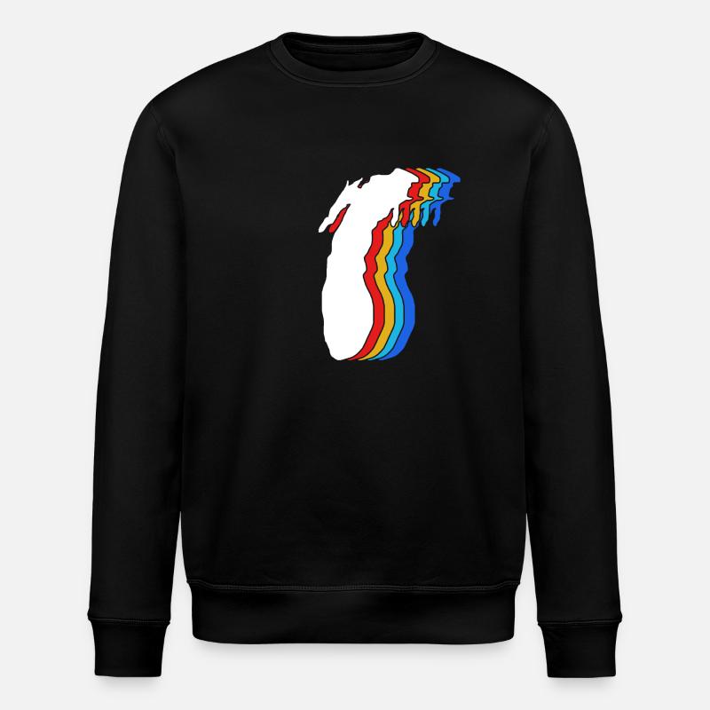 Grands Lacs - Sweat bio ROLLER Stanley/Stella Unisexe - noir