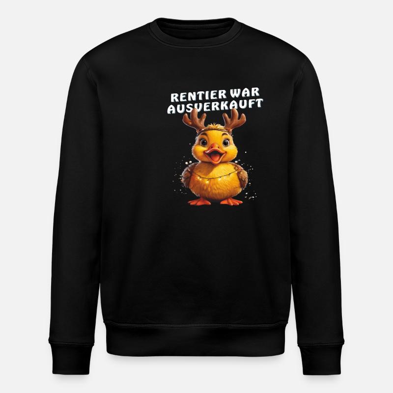 DUCK REINDEER A ÉTÉ VENDU - Sweat bio ROLLER Stanley/Stella Unisexe - noir