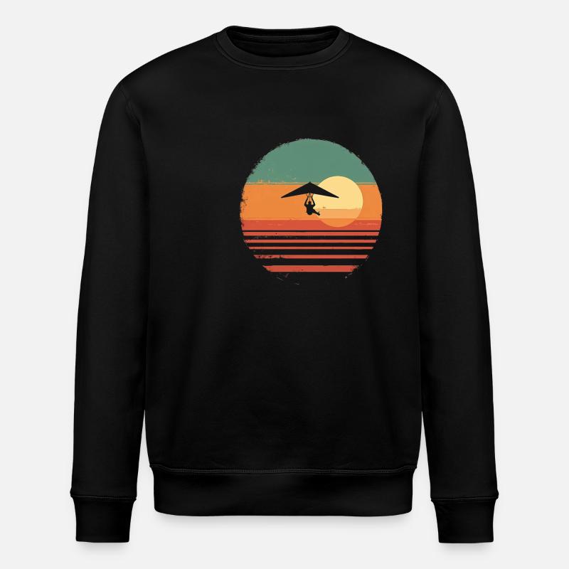 Oldtimer-Hängegleiter - Stanley/Stella Unisex Bio-Sweatshirt ROLLER - Schwarz