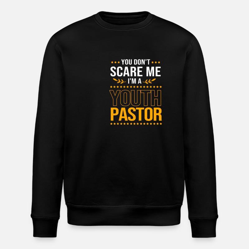 Pasteur des jeunes - Sweat bio ROLLER Stanley/Stella Unisexe - noir